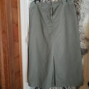 Original Eddie Bauer %100 Cotton long  Skirt